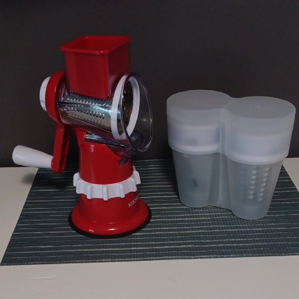 KitchenAid Red Rotary Grater with White Accents